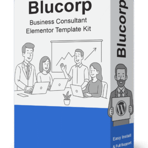Blucorp – Corporate Business Elementor Template Kit | 3-Languages Corporate Template | Easy Install & Full Support