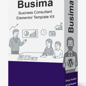 Busima - Business Consultant Elementor Template Kit