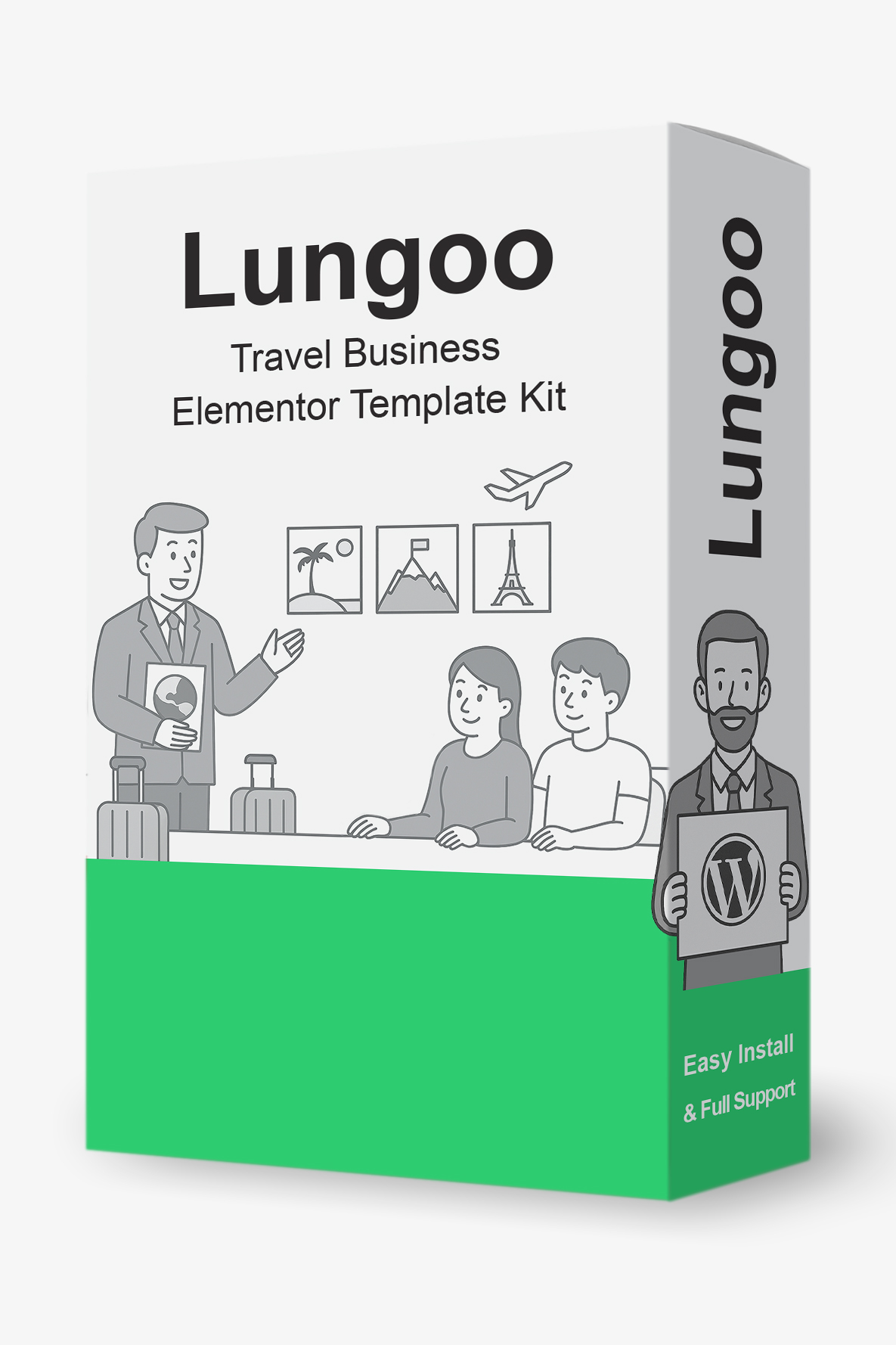 Lungoo - Travel Business Elementor Template Kit