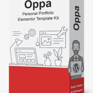 Oppa - Personal Portfolio Elementor Template Kit