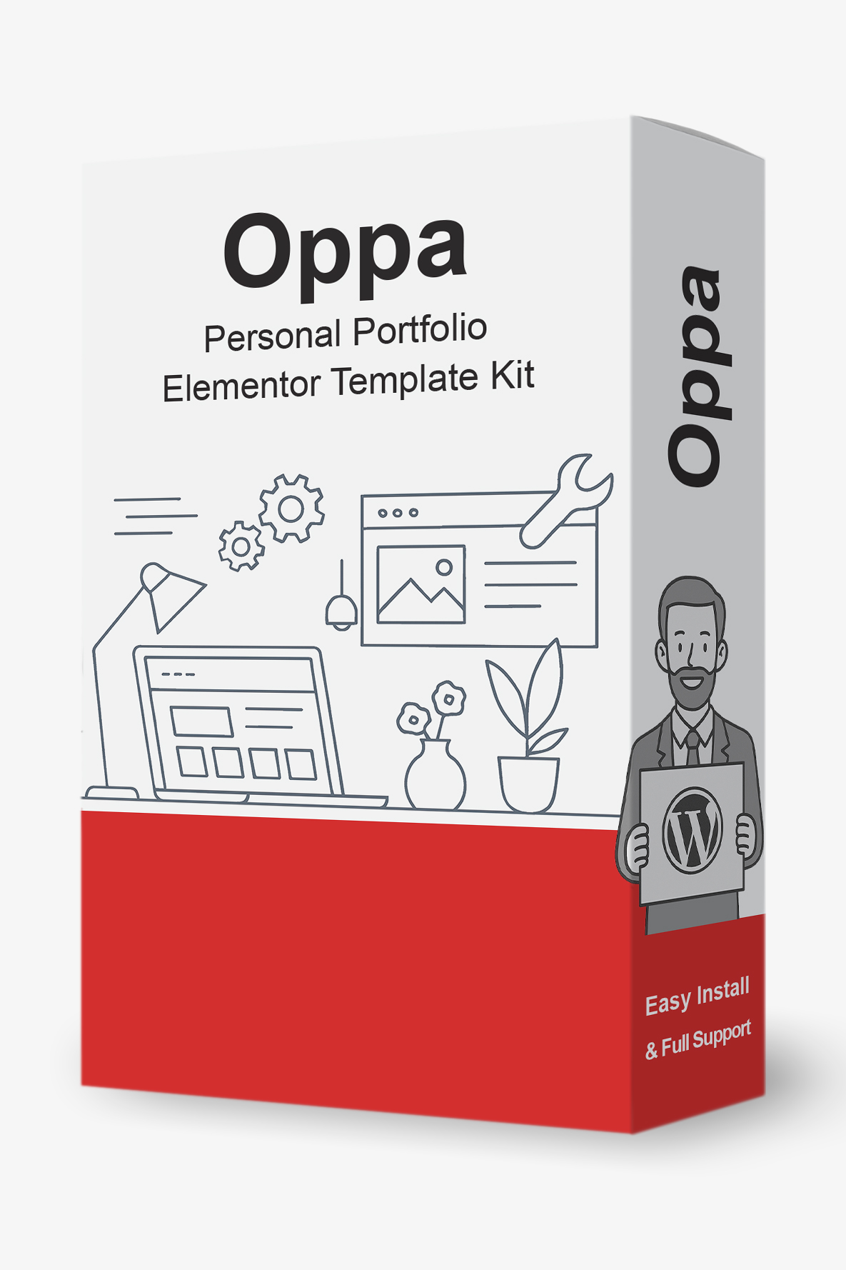 Oppa - Personal Portfolio Elementor Template Kit