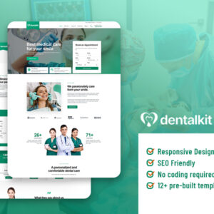 Dentalkit - Dentist & Medical Service Elementor Template Kit