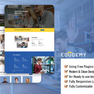 Edudemy – School & Education Elementor Template Kit